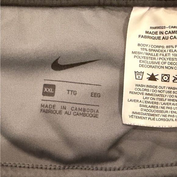 Nike Dri-FIT Men’s Athletic Jogger Pants – Gray – Size XXL - Picture 5 of 5